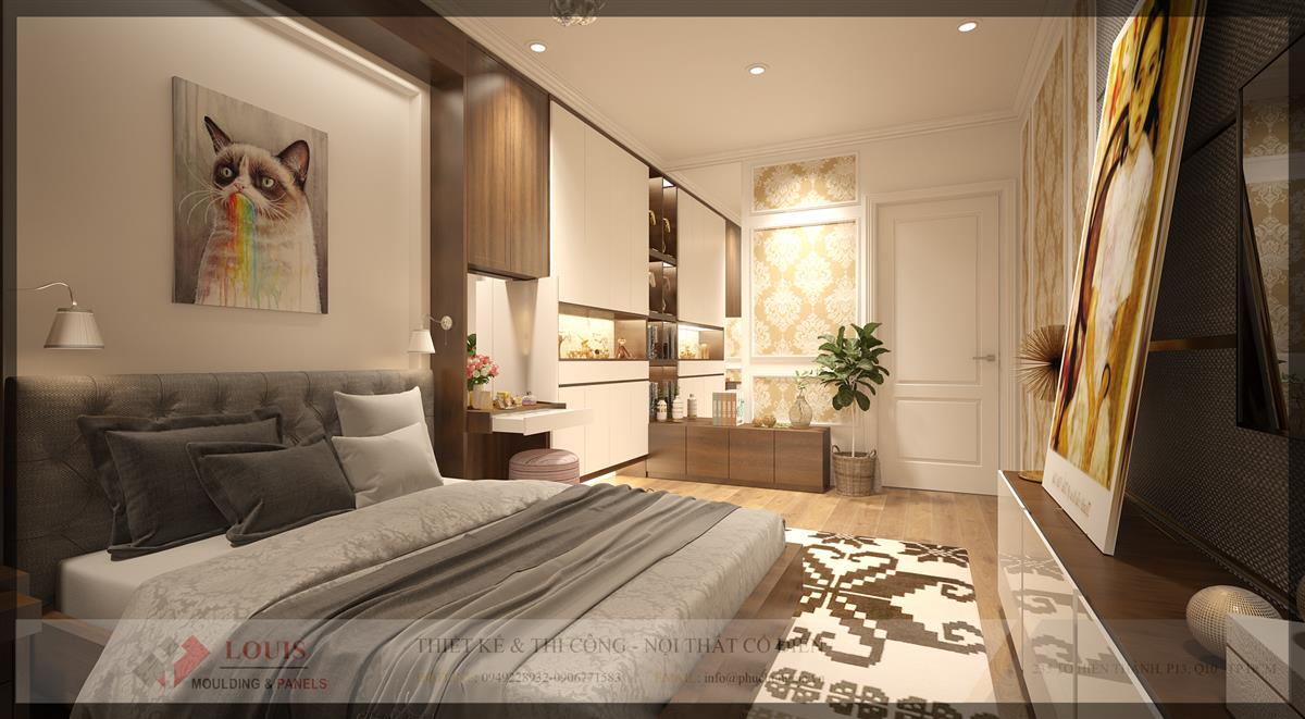 Mẫu Thiết Kế Phào Chỉ Hàn Quốc Cho Căn Hộ Cao Cấp
